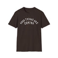 Hvita Good Things Are Coming White Text Tee