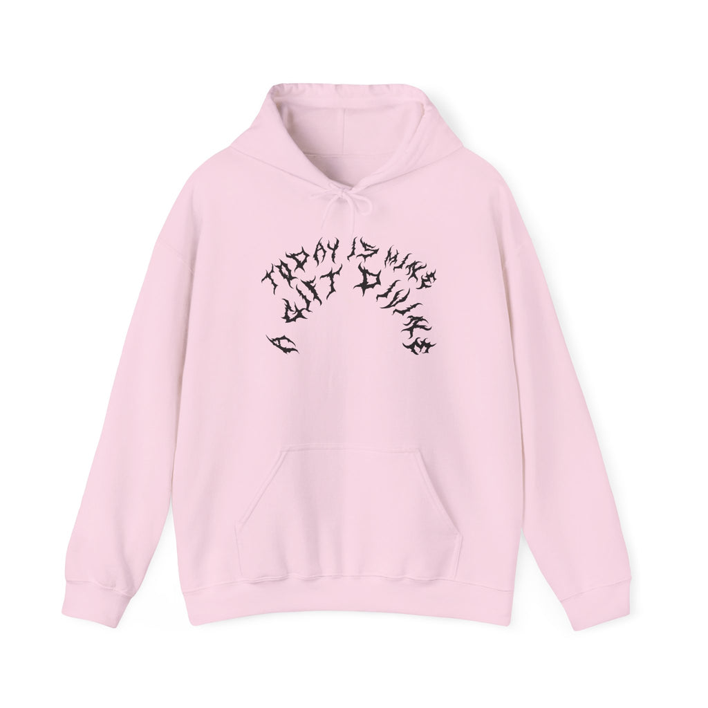 Lundr A Gift Divine Black Text Hoodie