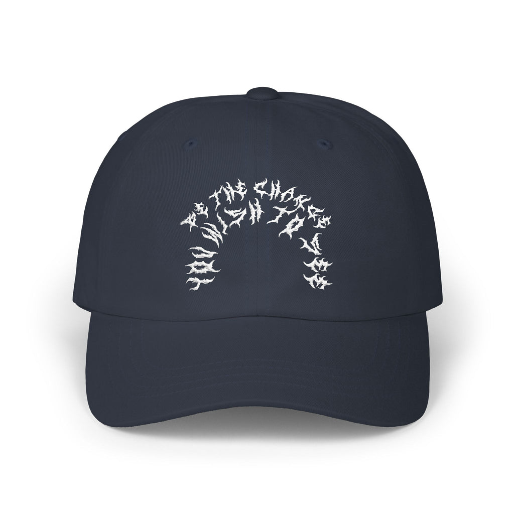 Lundr Be The Change White Text Dad Hat