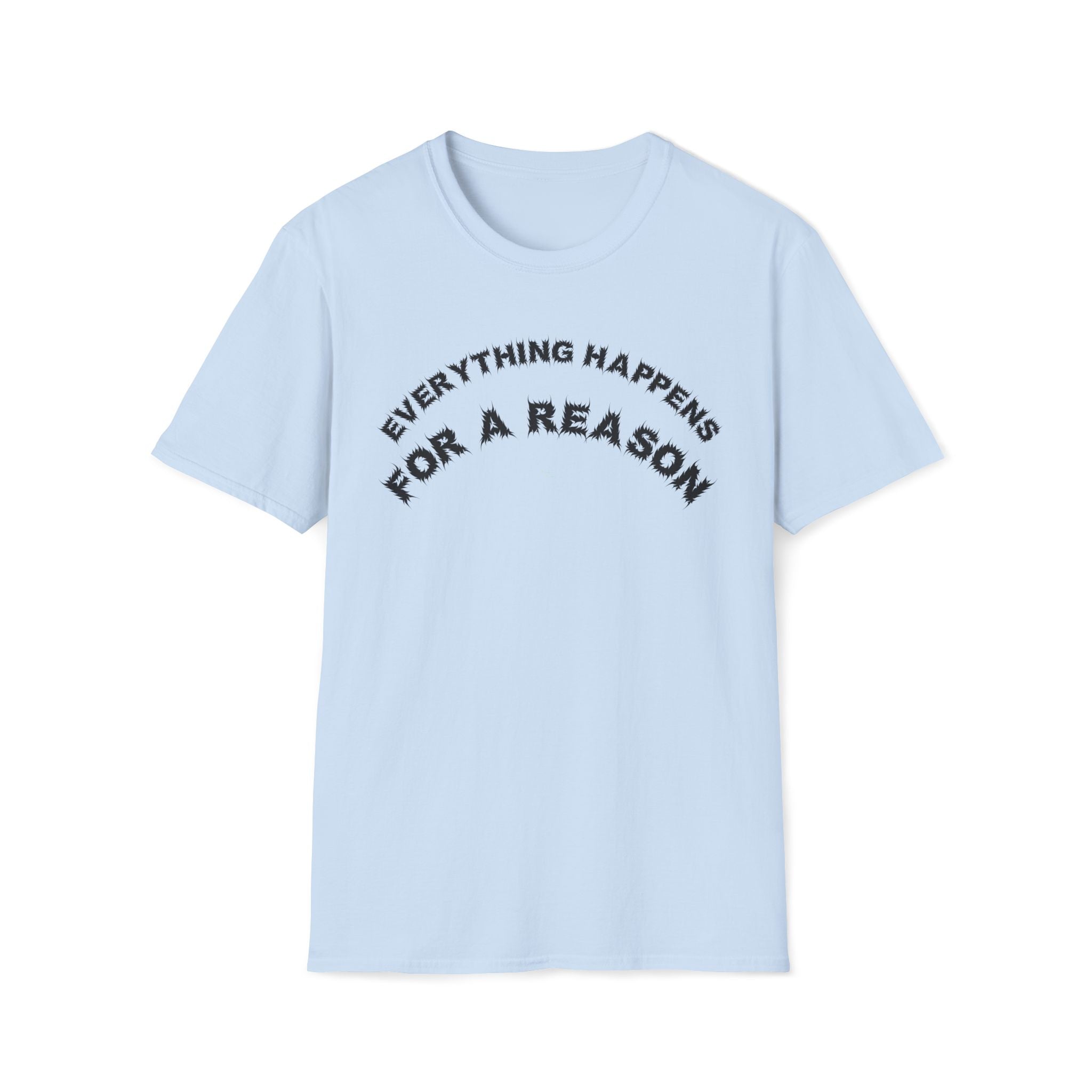 Bildsa Everything Happens Black Text Tee