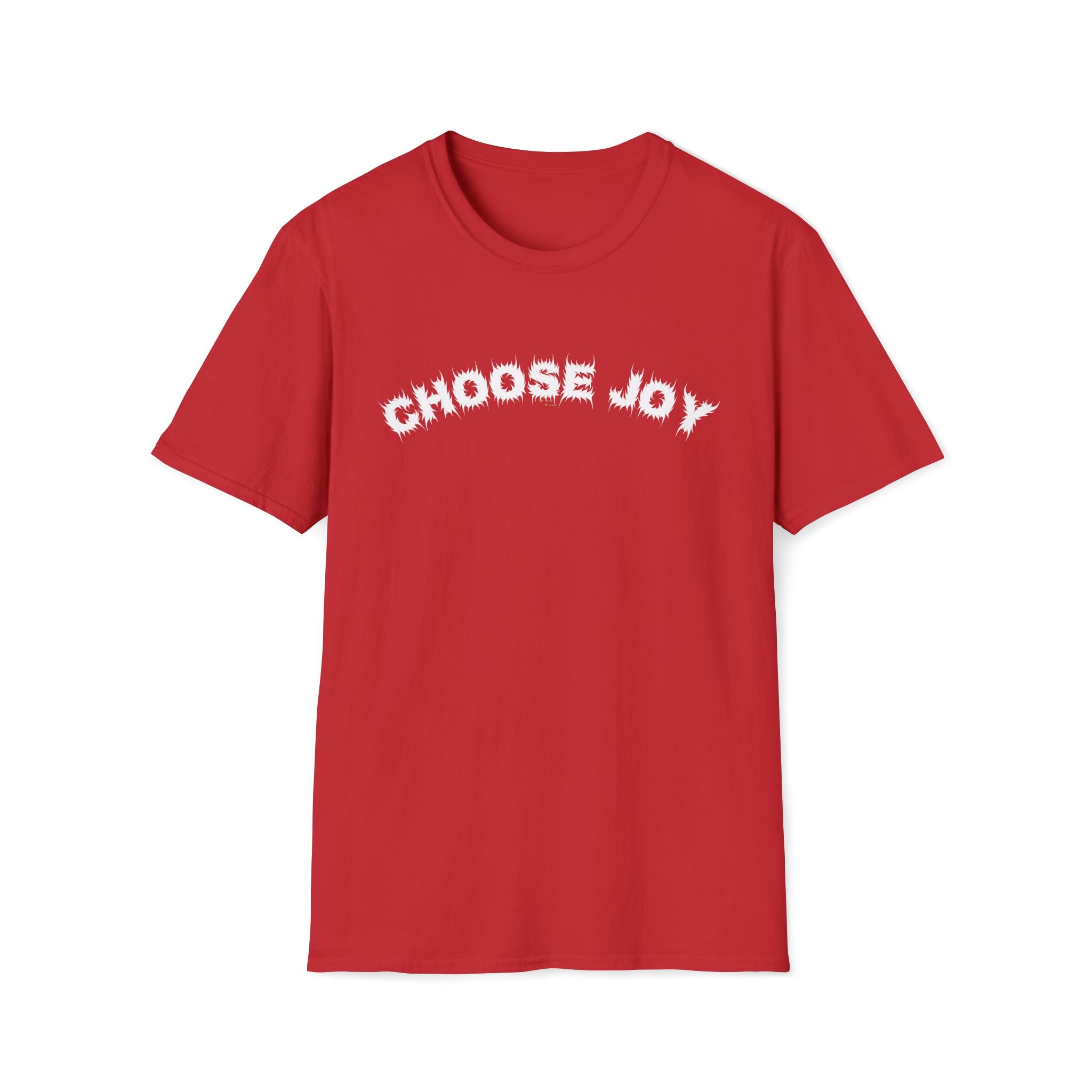 Bildsa Choose Joy White Text Tee