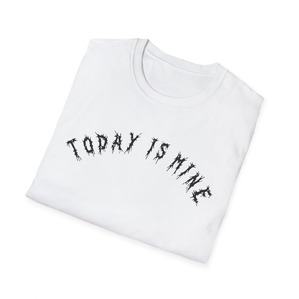 Hvita Today Is Mine Black Text Tee