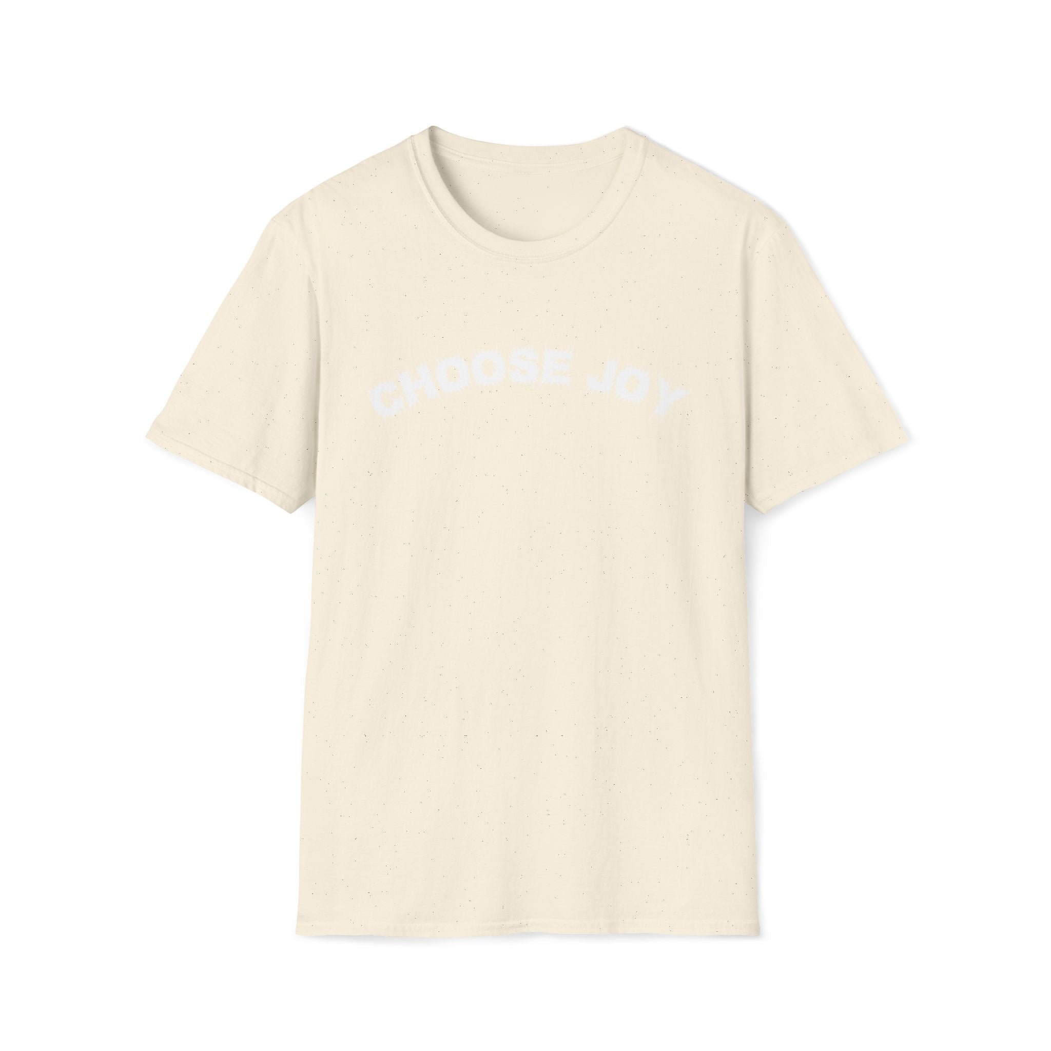 Bildsa Choose Joy White Text Tee