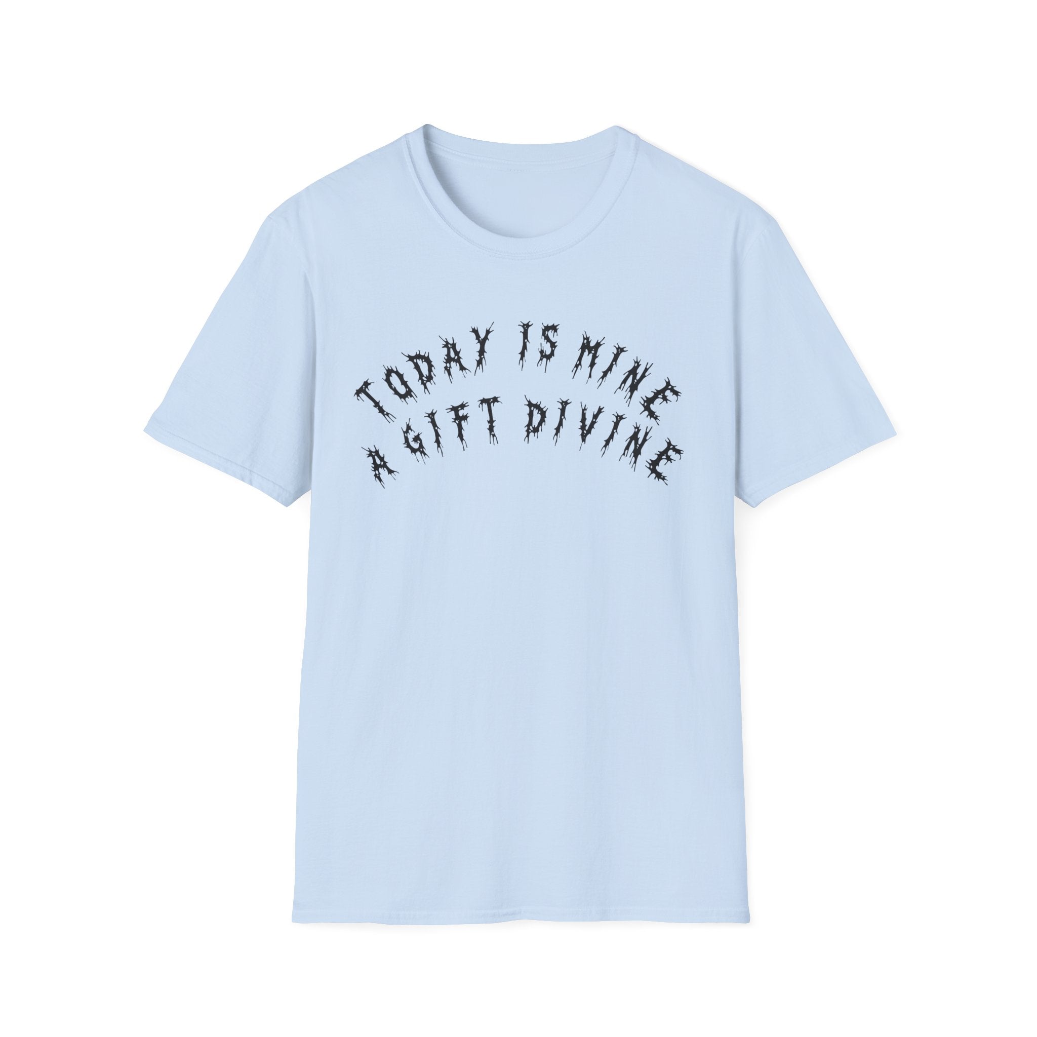 Hvita A Gift Divine Black Text Tee