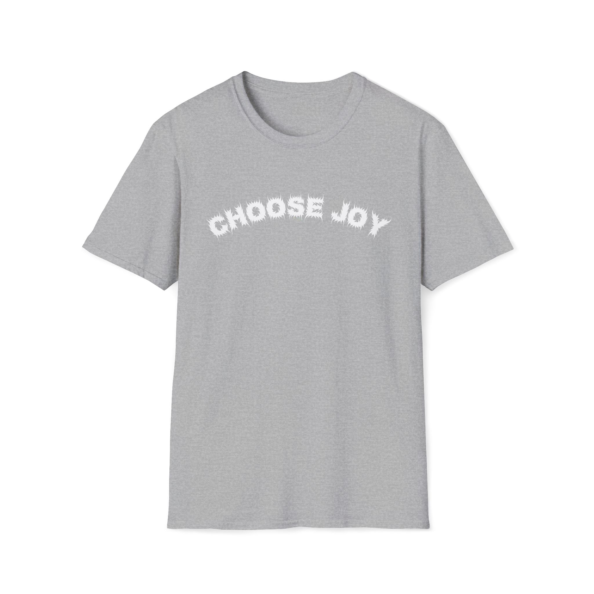 Bildsa Choose Joy White Text Tee