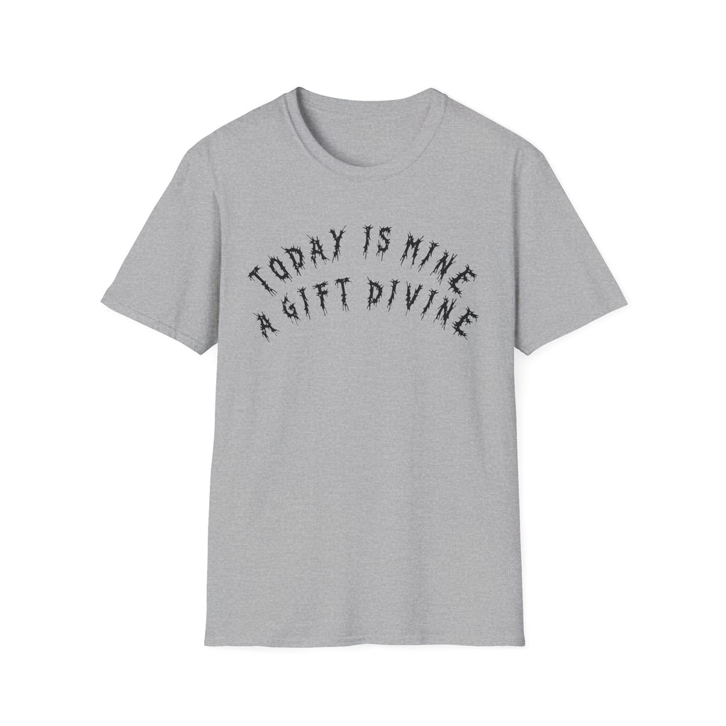 Hvita A Gift Divine Black Text Tee