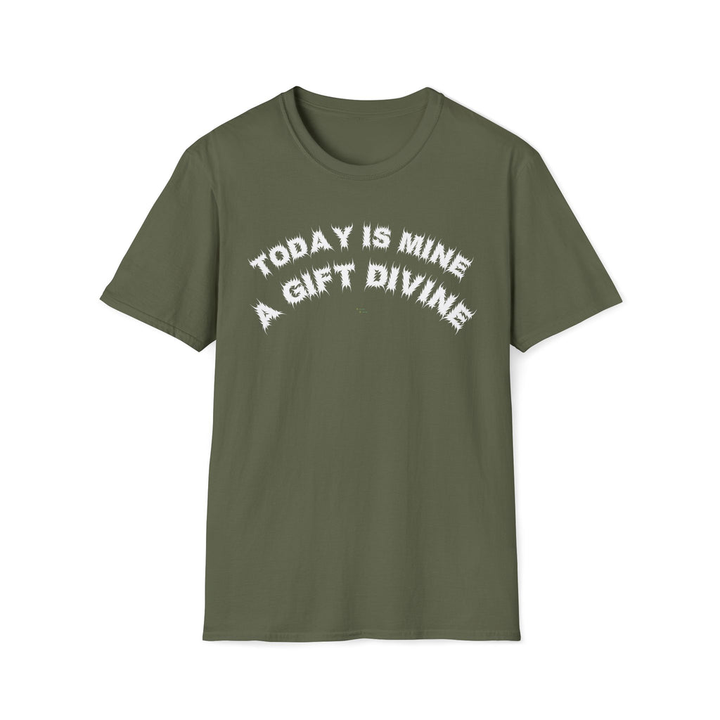 Bildsa A Gift Divine White Text Tee