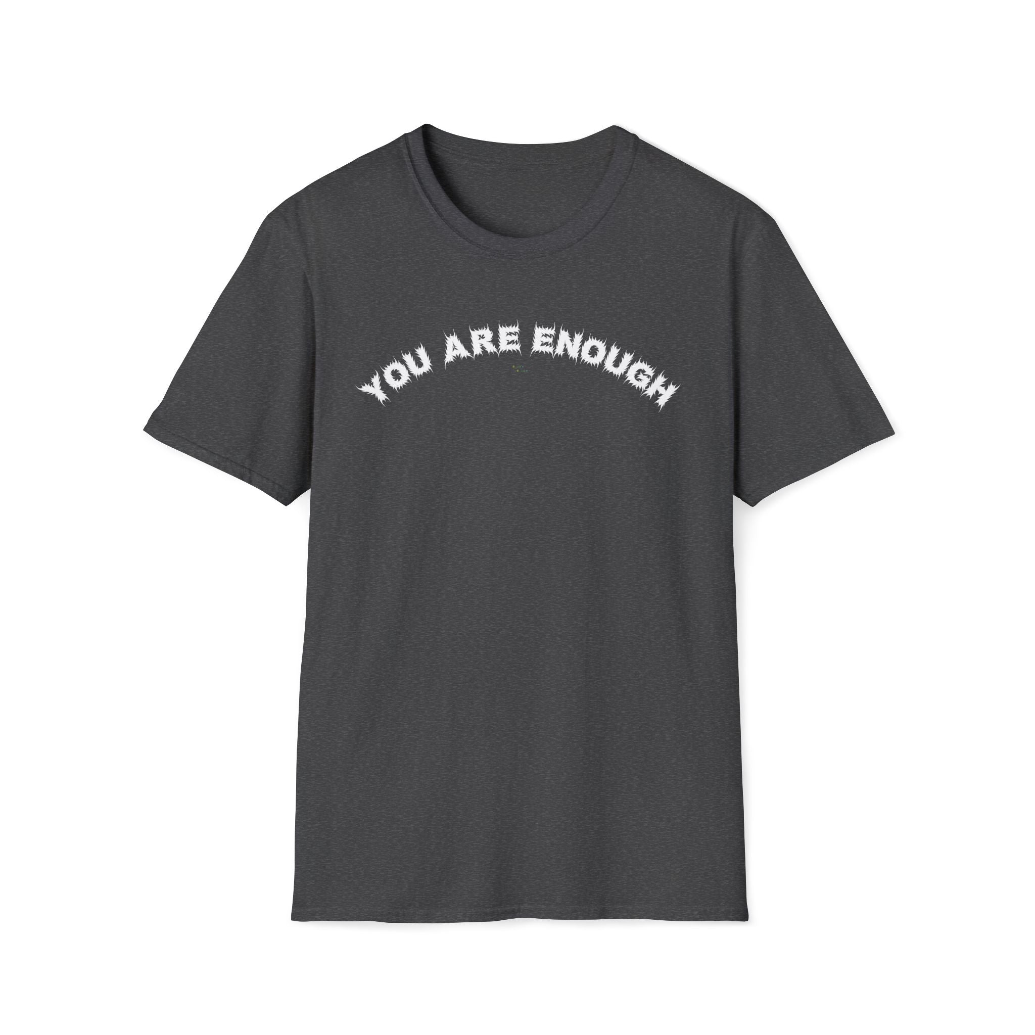 Bildsa You Are Enough White Text Tee
