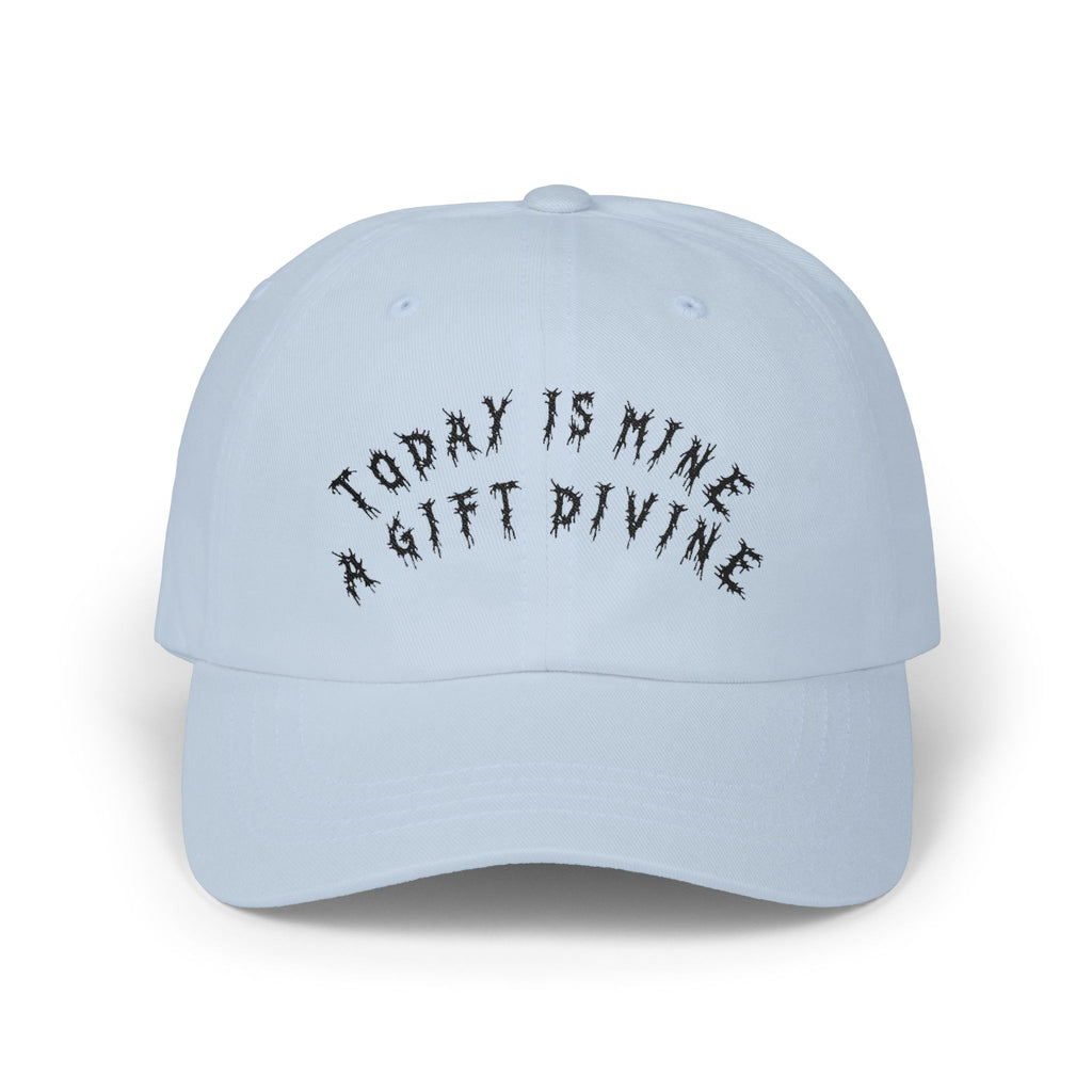 Hvita A Gift Divine Black Text Dad Hat