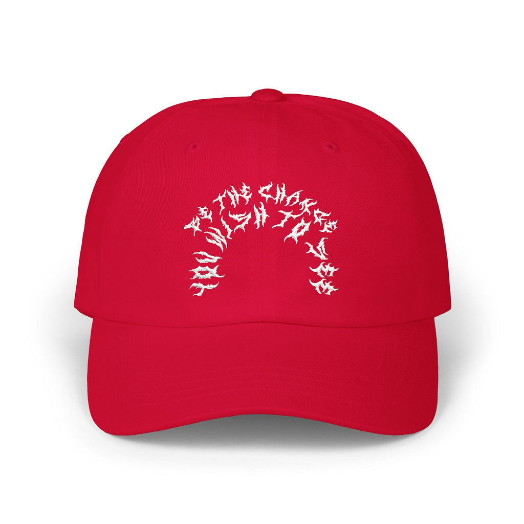 Lundr Be The Change White Text Dad Hat