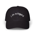 Lundr I Am Strong White Text Dad Hat