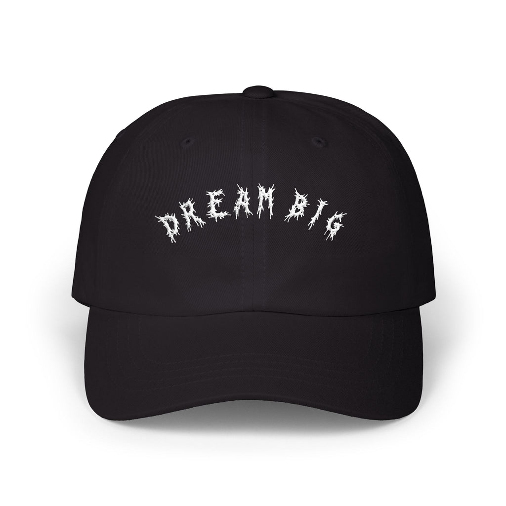 Hvita Dream Big White Text Dad Hat
