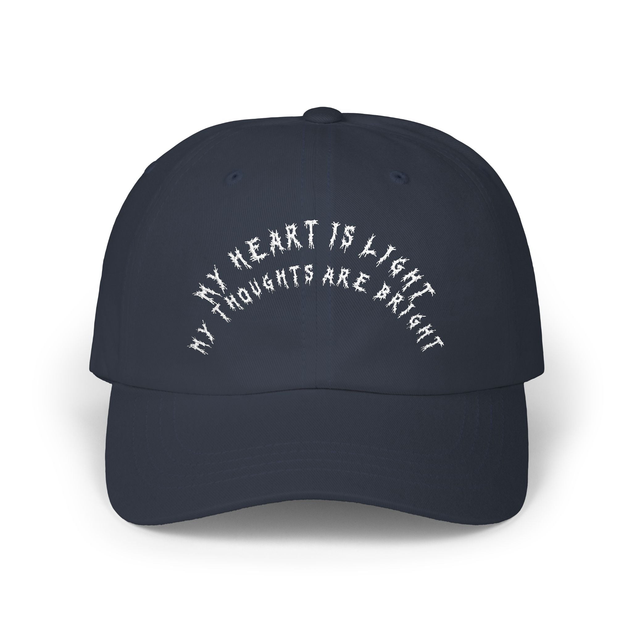 Hvita My Heart Is Light White Text Dad Hat