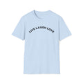 Bildsa Live Laugh Love Black Text Tee