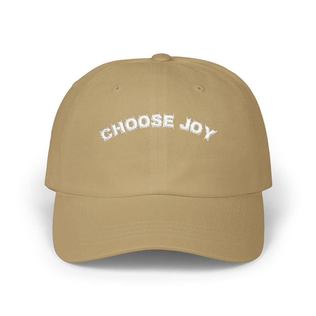 Bildsa Choose Joy White Text Dad Hat