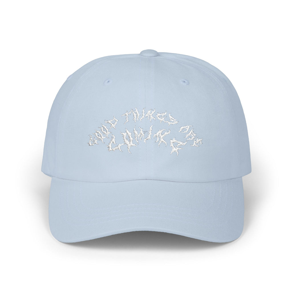 Lundr Good Things Are Coming White Text Dad Hat