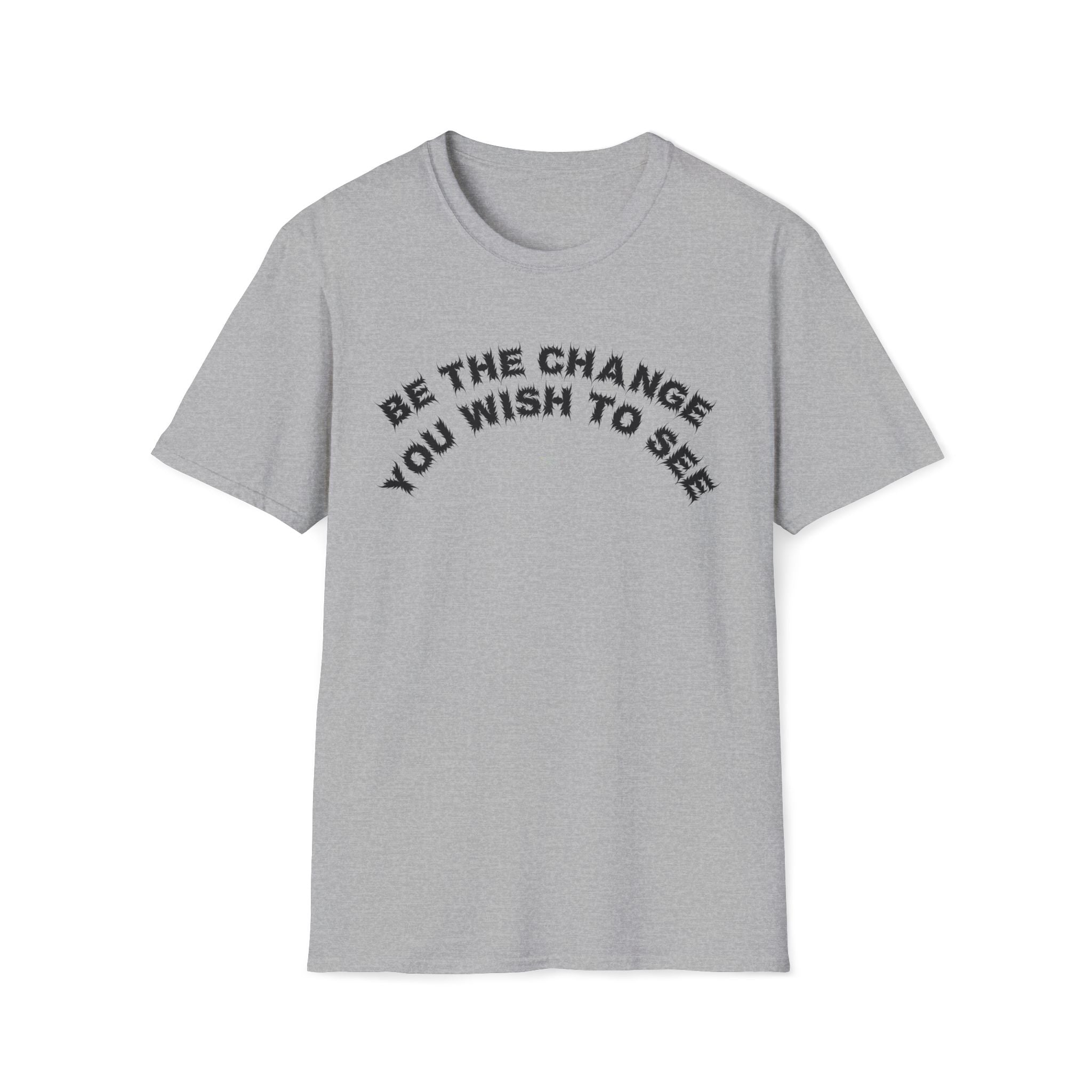 Bildsa Be The Change Black Text Tee