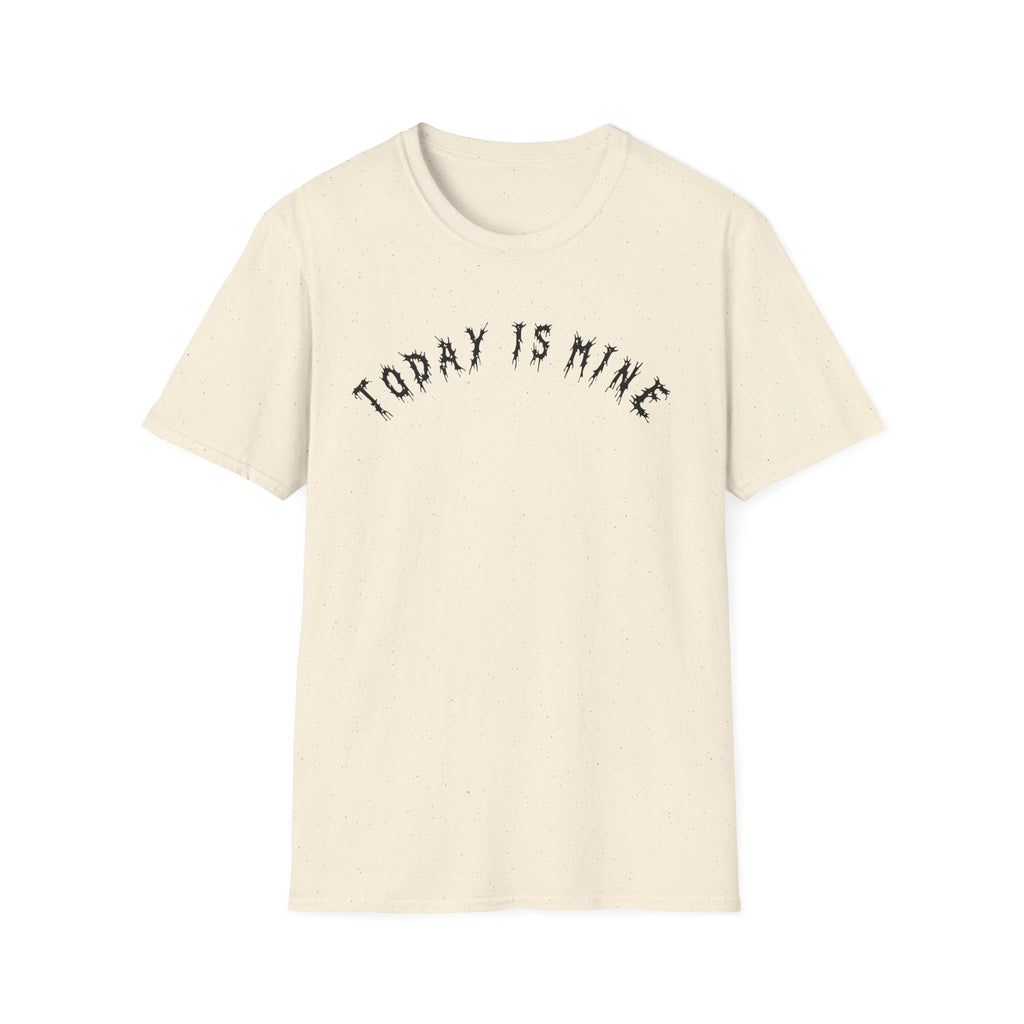 Hvita Today Is Mine Black Text Tee
