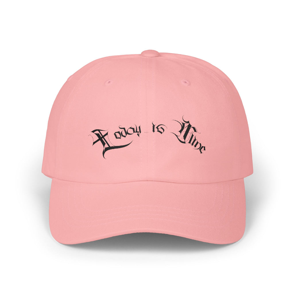 Ellioaey Today Is Mine Black Text Dad Hat