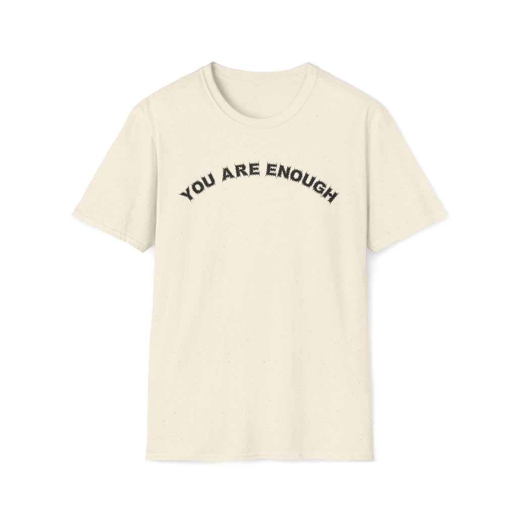 Bildsa You Are Enough Black Text Tee