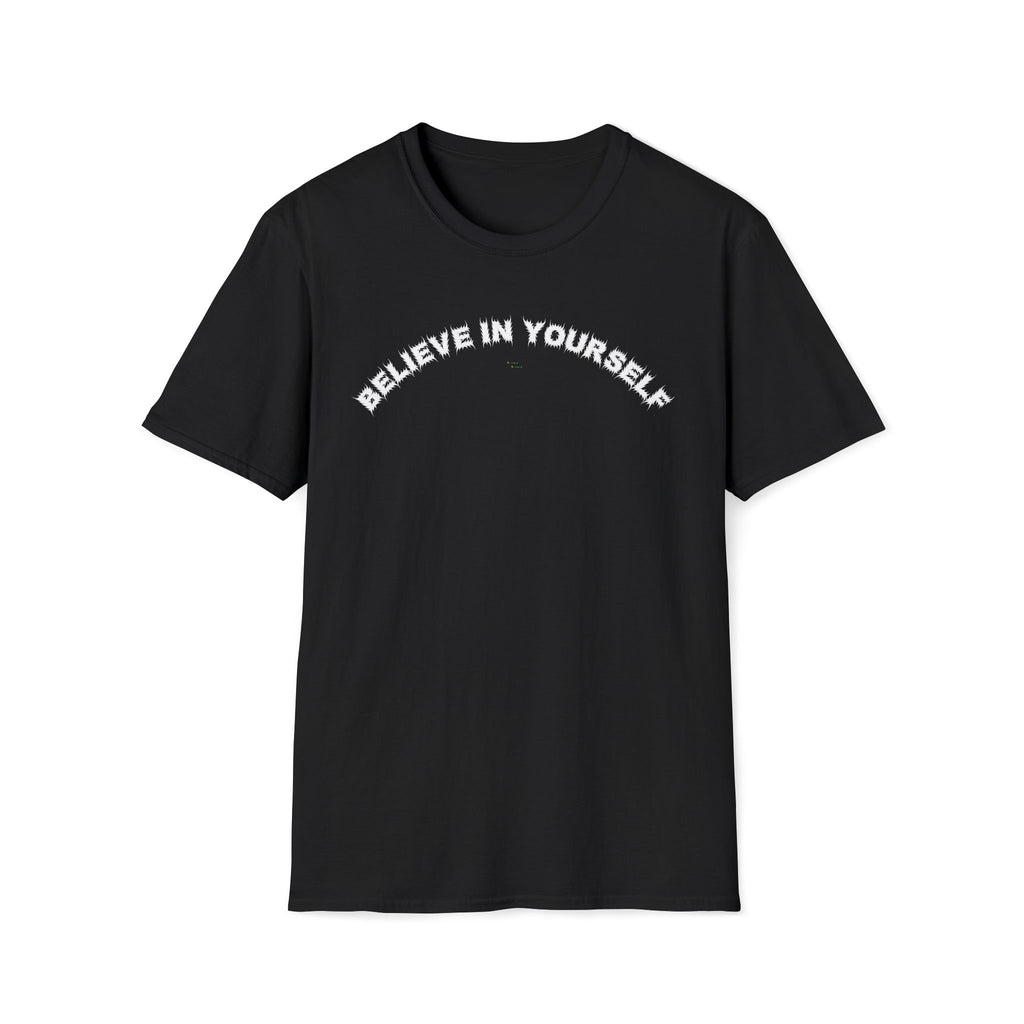 Bildsa Believe In Yourself White Text Tee